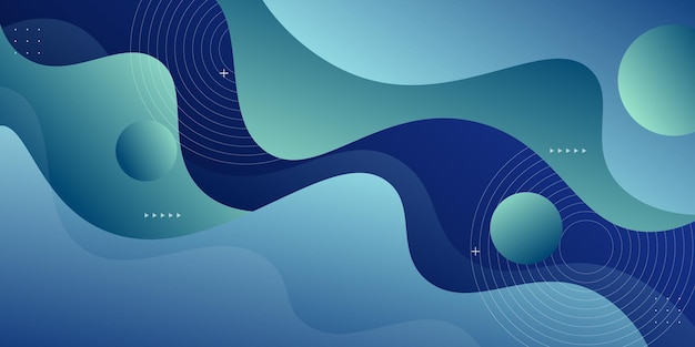 green wave background with simple line shapes and patterns simple green wave design