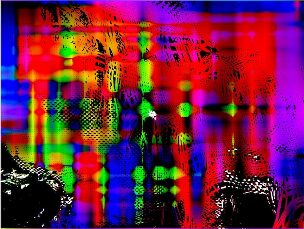 grunge color neon background abstract street art print