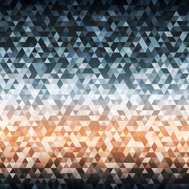 Grunge triangle seamless pattern