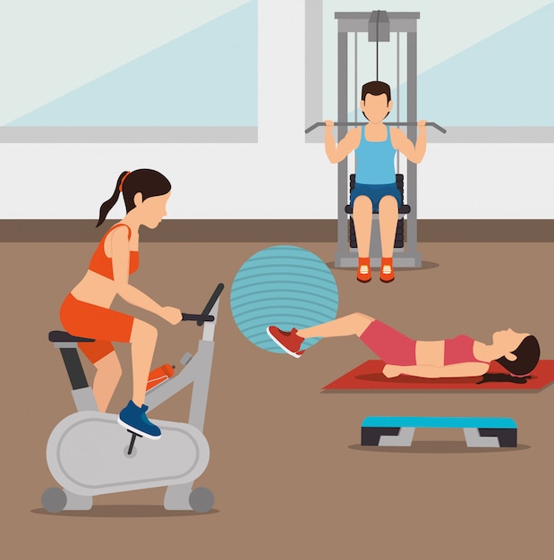 Gym and fitness lifestyle 