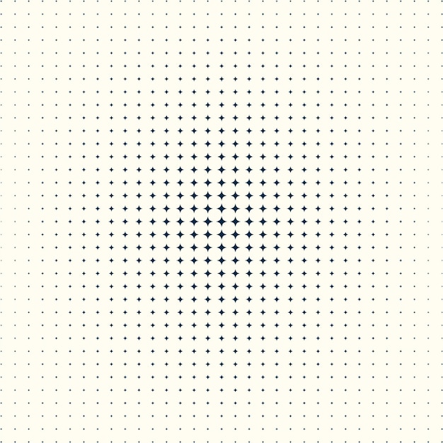 Halftone Radial Gradient Starburst