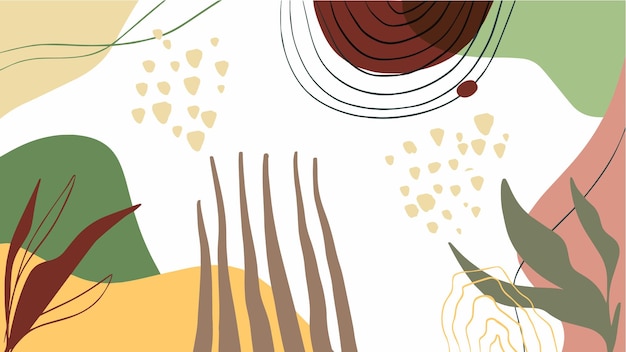 hand drawn abstract background