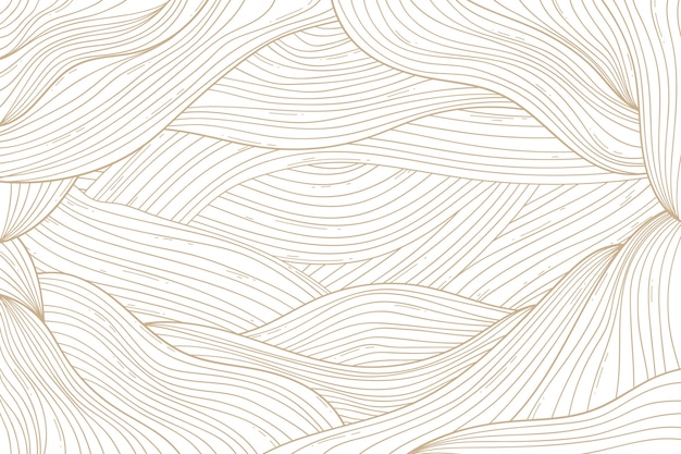 hand drawn abstract  outline background
