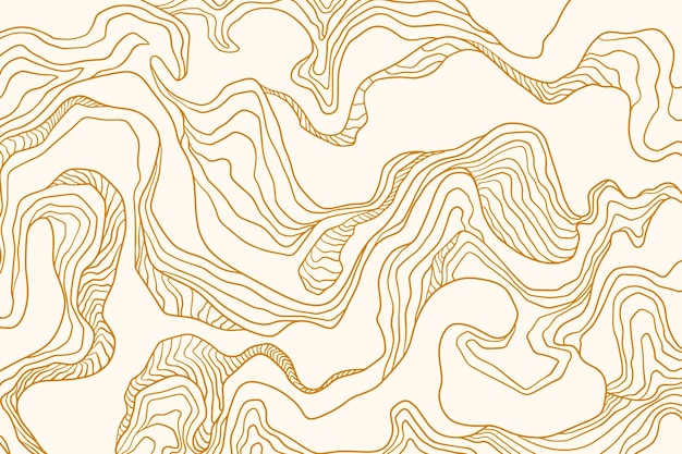 Hand drawn abstract  outline background