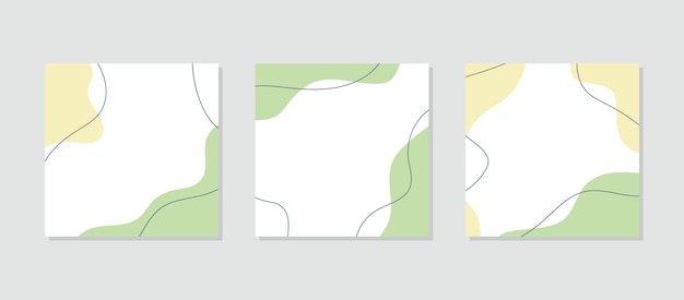 hand drawn abstract shapes and lines minimalist background