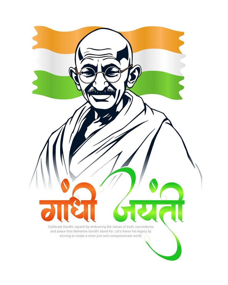 Vektor happy mahatma gandhi jayanti social media post banner template