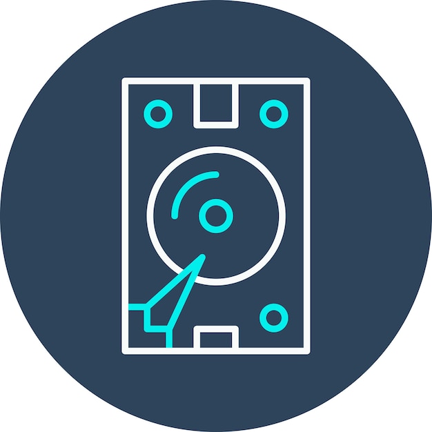 hard disk vector icon can be used for web hosting iconset