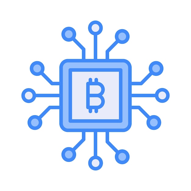 Have a look at this beautiful icon of Cpu mining customizable vector