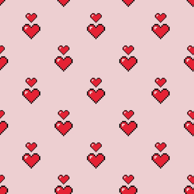 heart Seamless Pattern Design