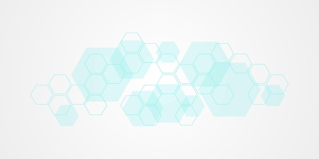 hexagonal abstract metal background with light hexagonal gaming vector abstract tech background