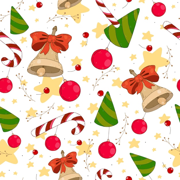 holiday seamless pattern for christmas