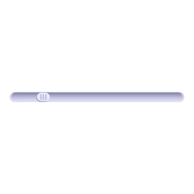 Horizontal scroll bar with three lines button showing scrolling possibility