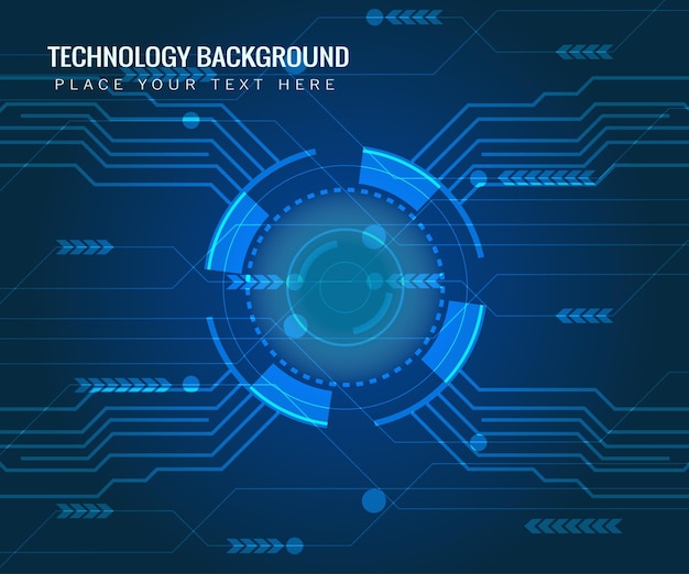 hud radar screen futuristic user interface vector illustration for your design technology background