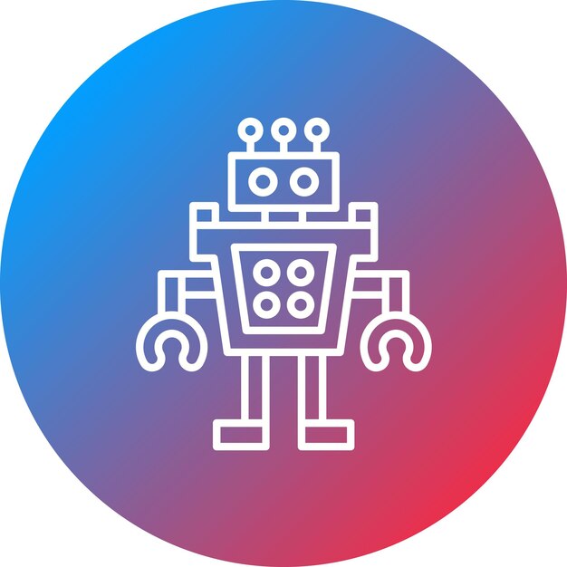 Humanoid Robot icon vector image Can be used for Artificial Intelligence