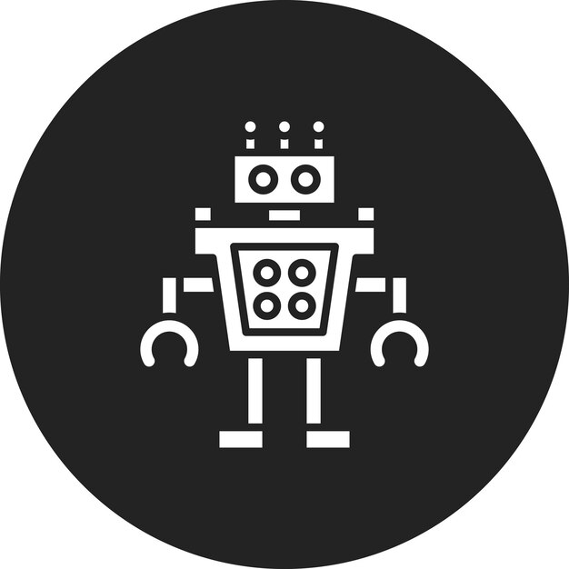 Humanoid Robot icon vector image Can be used for Artificial Intelligence