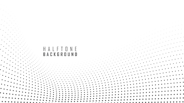 Hvit bakgrunn med halvtonede prikker