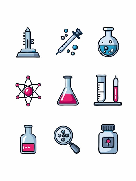 Icon Collection vector graphics illustration EPS source file format lossless scaling icon design