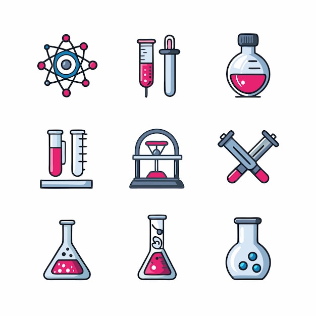 Icon Collection vector graphics illustration EPS source file format lossless scaling icon design