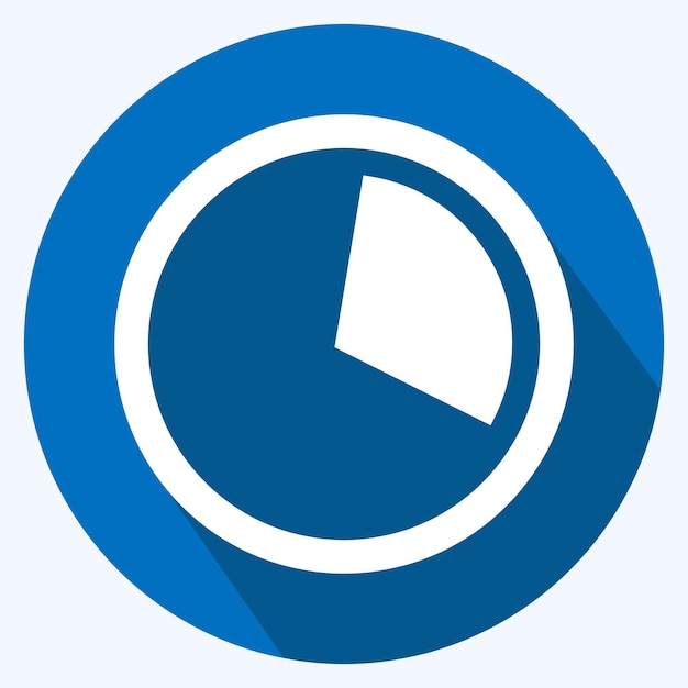 Icon Data Usage suitable for Mobile Apps symbol long shadow style design editable