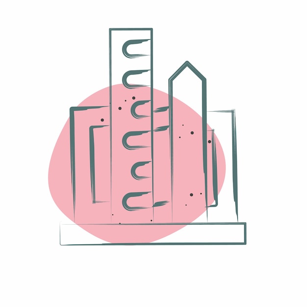 Icon Project Management related to Creative Concept symbol Color Spot Stylesimple illustration