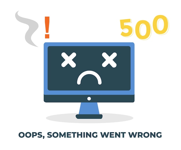 Illustration error 500