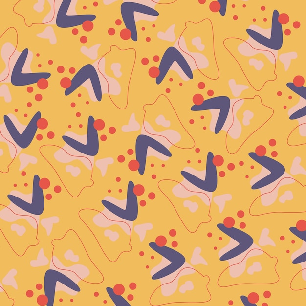 illustration graphic seamless pattern abstract fluids geometric premium vector