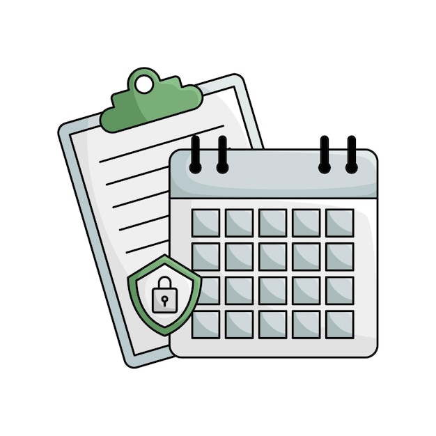 Illustration of calendar