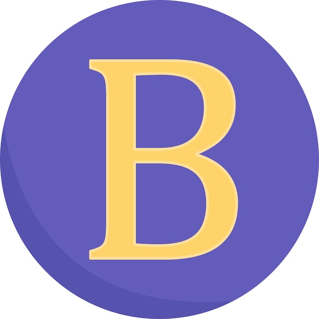 Illustration of letter B