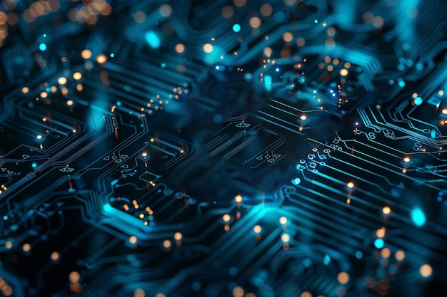 Image of magnifying glass with pricing strategy text over computer circuit board Global business t