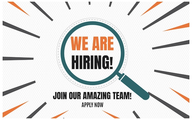 Immediate Openings Join Our Professional Team Hiring templet design