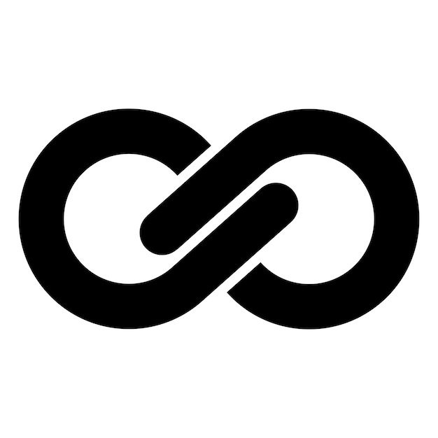 infinity vector logo template