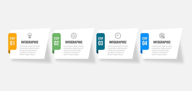 Infografikk design mal med plass for dine data. Vektorillustrasjon