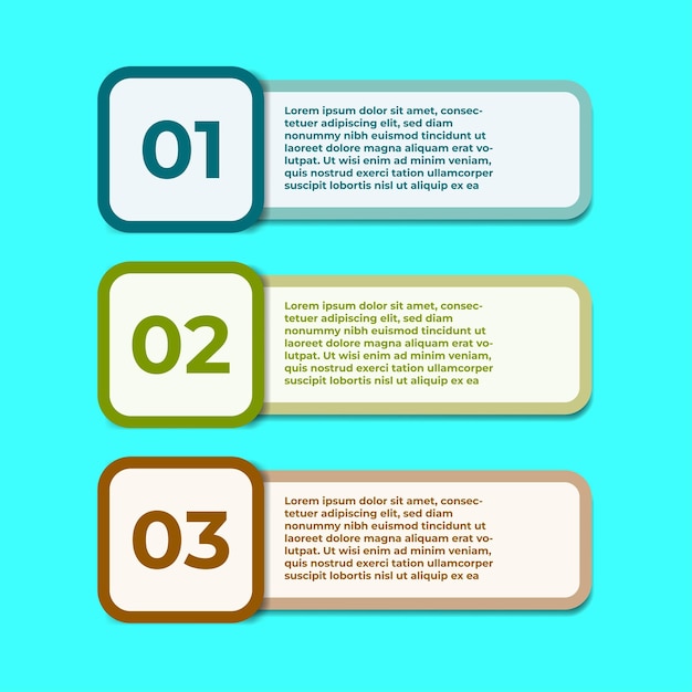 Infographic element design assets with modern style