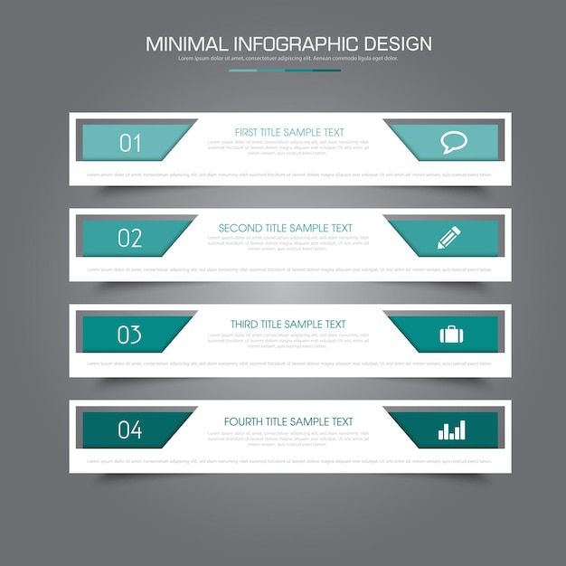 infographic elements with business icon circle process or steps and options workflow vector design