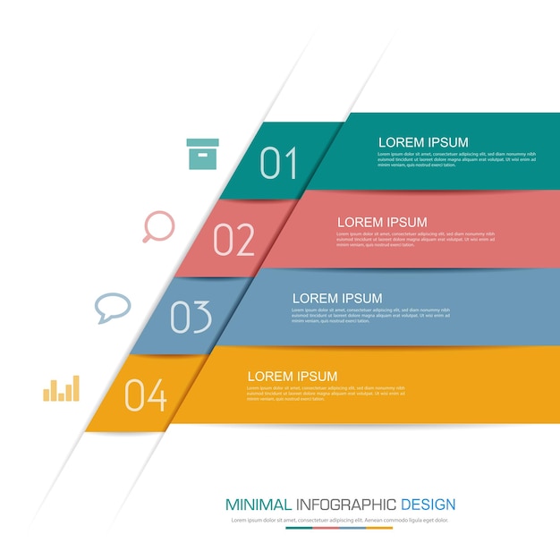infographic flat vector design element illustration for web banner or presentation used