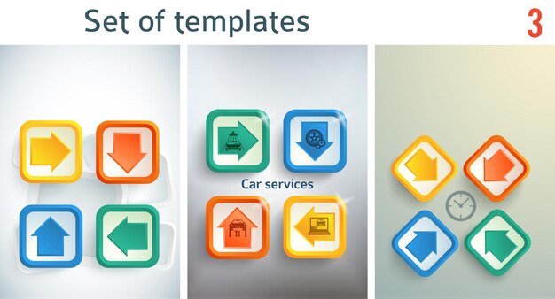 Infographics presentation style design element background flyer25