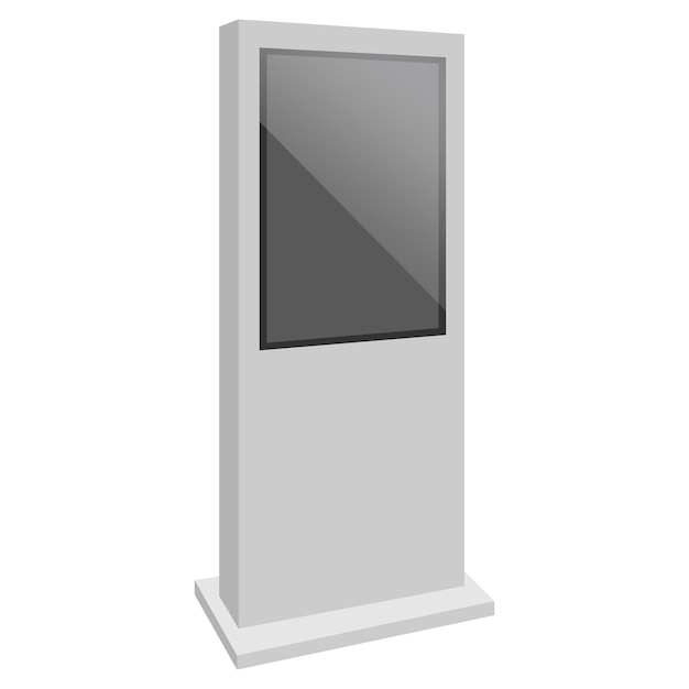 information display mockup realistic illustration of information display vector mockup for web