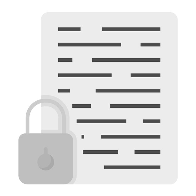 information privacy icon vector image can be used for big data