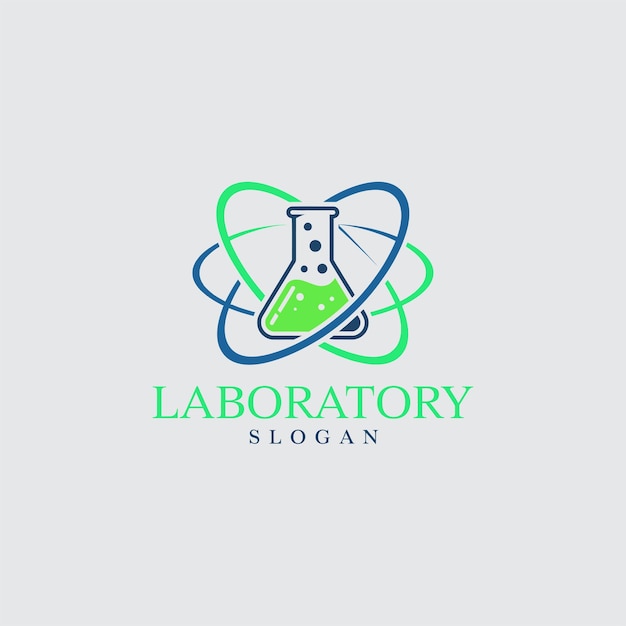 Innovative Laboratory Monogram Logo and Icon Design