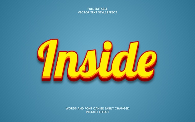 Inside Text Effect