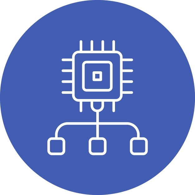 intelligent control icon vector image can be used for data analytics