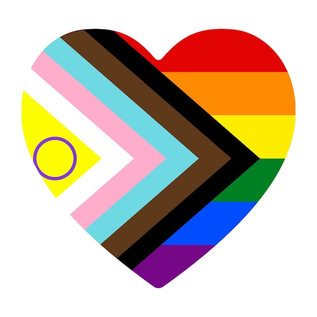 Intersex Progress Pride Flag New LGBTQ Pride Flag