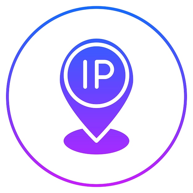 IP Address Vector Illustration