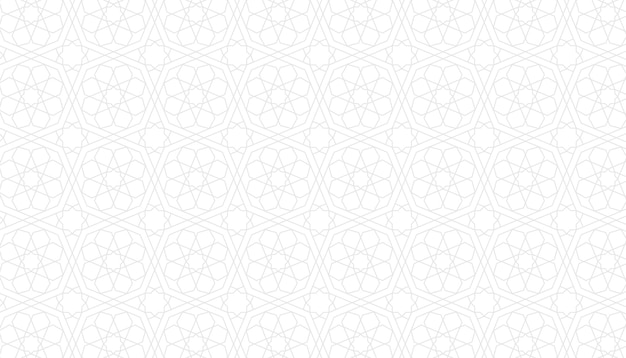 islamic background with arabic hexagonal ornament and arabian seamless geometric pattern texture
