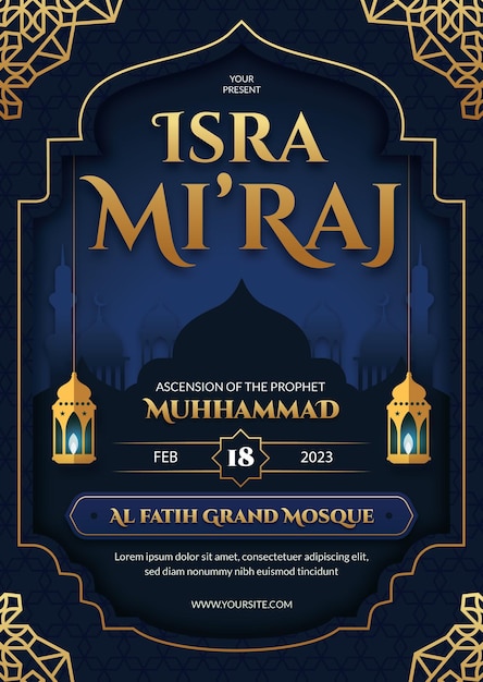 Isra miraj Flyer