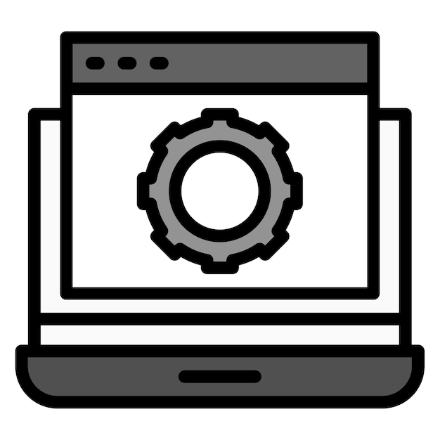 IT Automation icon vector image Can be used for Cyberpunk