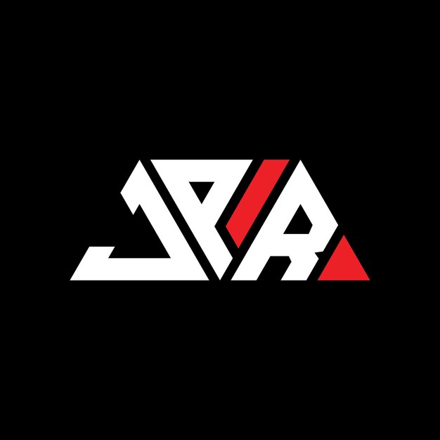 JPR triangle letter logo design with triangle shape JPR triangle logo design monogram JPR triangle vector logo template with red color JPR triangular logo Simple Elegant and Luxurious Logo JPR