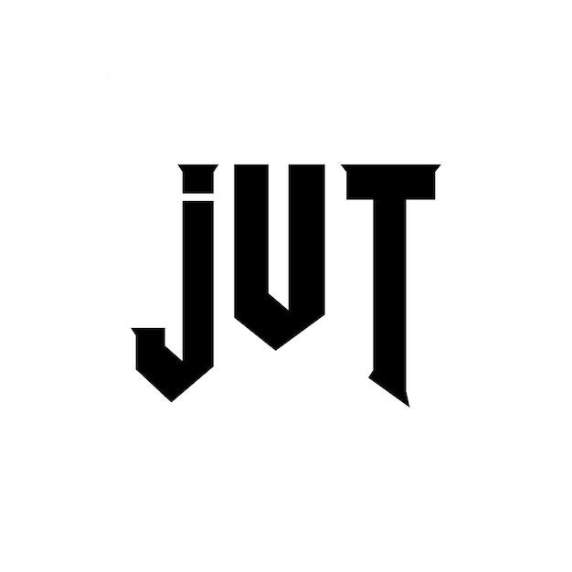 JUT letter logo design for technology company JUT logo design black and white color combination JUT logo JUT vector JUT design JUT icon JUT alphabet JUT typography logo design