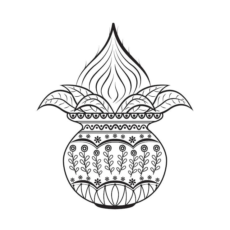 Vektor kalash vector art design