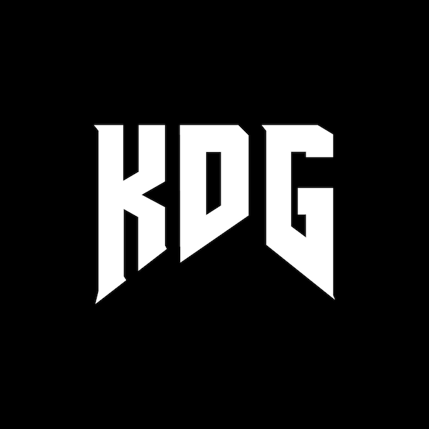 KDG letter logo design for technology company KDG logo design black and white color combination KDG logo KDG vector KDG design KDG icon KDG alphabet KDG typography logo design